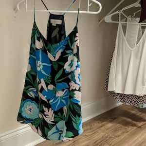 Loft flower print flowy tank